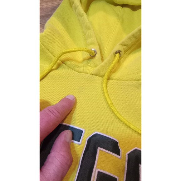 VINTAGE Oregon Ducks Nike Hoodie Large Adult Swoosh Fleece Spell Out Sweatshirt - Picture 6 of 16